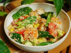 Полезный и сытный салат  Табуле  с кус-кусом, овощами и зеленью: готовится элементарно