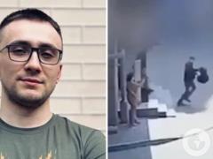 Покушение на активиста Стерненко: появилось видео с места нападения