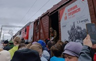 Жители российского города дрались за кашу возле «поезда победы»
