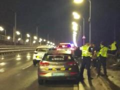 В Киеве на Дарницком мосту произошло серьезное ДТП: водитель потерял обе ноги.