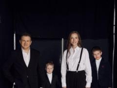 Екатерина Осадчая с мужем Горбуновым показалась с их сыновьями-красавцами в деловых образах