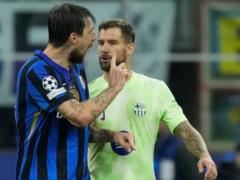 LF semifinal scandal: Barcelona defender spat on Inter player
