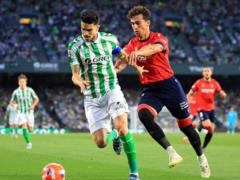 Betis I Osasuna pushed glasses