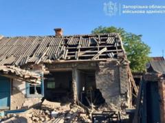 Россияне более 50 раз обстреляли общину в Запорожской области