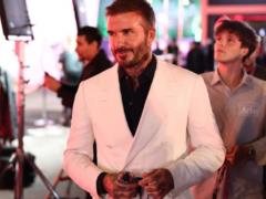 Will become a sir: Beckham will be awarded a knightly title