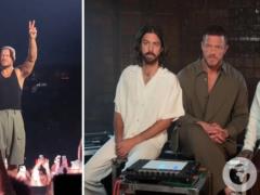 Imagine Dragons трогательно поддержали Украину на концерте в Швеции: солист группы поцеловал сине-желтый флаг