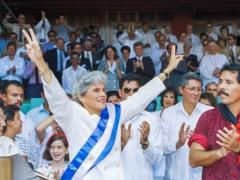 The first woman president of Nicaragua died in Costa Rica