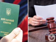 In Cherkasy, the man evaded mobilization due to  