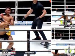 Уникальный одновременный нокдаун на турнире ONE Championship собрал 1 млн просмотров за сутки.