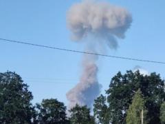 В Житомире произошёл мощный взрыв на АЗС