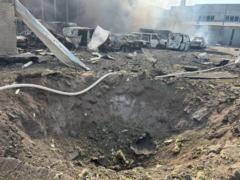 Россияне атаковали центр Славянска, есть жертвы