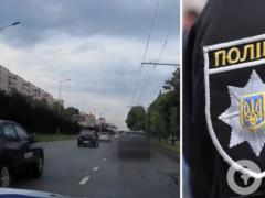 Пристегнулся на ходу, а об ученике забыл: на Львовщине патрульные поймали инспектора по вождению на нарушении правил.