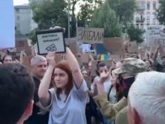 Belying came to protests in Kyiv