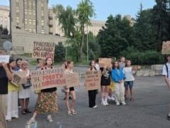 В Киеве митингующие снова вышли на протесты