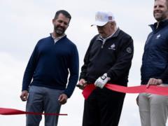 Трамп провёл церемонию открытия поля для гольфа в Шотландии