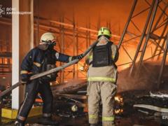 Дроны РФ атаковали Балаклею: горит предприятие