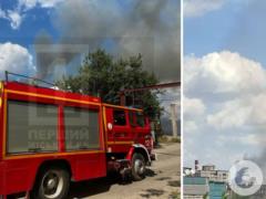 В Кривом Роге произошел мощный пожар в пекарне: погибли три человека. Фото и видео