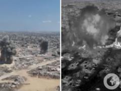 Израильские военные взорвали километровый тоннель ХАМАС в Газе и нашли ракетные установки на кладбище.