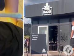 В Киеве возле станции метро  Левобережная  работает магазин, где открыто продают наркотики.