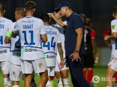  Динамо  в меньшинстве проиграло 1:3 в плей-офф Лиги Европы.