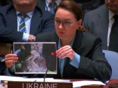 На Совбезе ООН показали фотографии замученных украинских детей