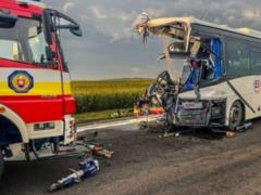 В Словакии автобус попал в ДТП, есть погибший и 28 раненых
