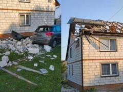 В Польше дрон упал на жилой дом