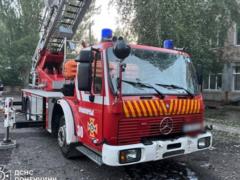 Россияне атаковали спасателей, которые тушили пожар в Краматорске