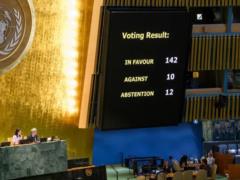Генассамблея ООН приняла резолюцию о создании Палестинского государства без ХАМАС: что известно