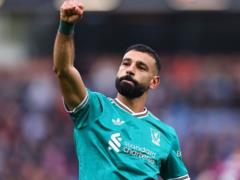 Salah, settling the Liverpool record for the realized Penalti