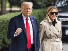 Donald Trump arrived in the UK with his wife and his own helicopter: how the president met