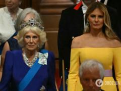 Мелания Трамп и королева Камилла вышли в свет в цветах украинского флага: образ выбирали месяцами.
