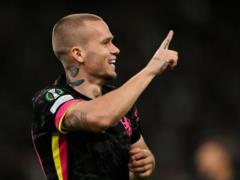 Mudrik Madrik Namir Vistepa in the Jostly Sprinter for Zbirna Ukraine on Olimpіadі-2028-Marca
