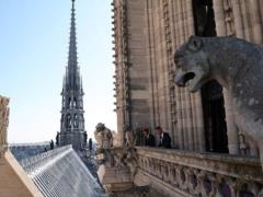 Башни Нотр-Дама открыли впервые после пожара