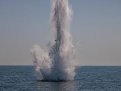 В Чёрном море уничтожили дрейфующую морскую мину