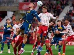 Girona with vanatom Zigychia at the derbi zspanyolol