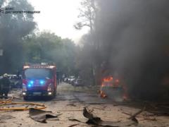 В результате удара по Днепру погиб мужчина: обнародованы фото последствий атаки