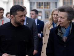 Сестра Чарльза III во второй раз приехала в Украину и встретилась с супругами Зеленских. Фото и подробности