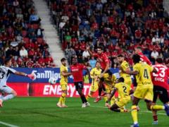 Osasuna on the 90th Hwilin Virval Peremoye over Hetafe