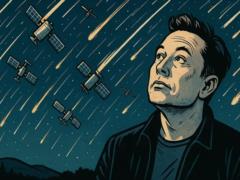 Космический мусор Илона Маска: ежедневно на Землю падают один-два спутника Starlink