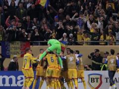 Lucescu s team snatched victory over Austria in the remaining seconds