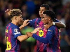 Barcelona defeated Olympiacos with a power play