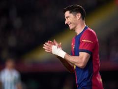 Lewandowski is among the transfer targets of Manchester United