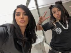 The daughter of Kanye West and Kim Kardashian surprised fans with a new look