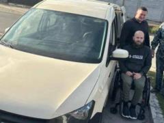 Ветеран Богдан Бабченко получил переоборудованный автомобиль при содействии Favbet Foundation