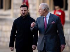 Зеленский прибыл в Лондон и встретился с королем