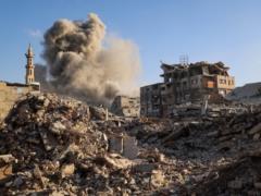 Израиль нанес удар по центральной части Газы