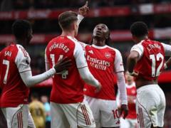 Arsenal won an anniversary victory