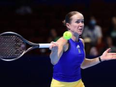 Elina Svitolina was awarded the prize at the Billie Jean King Cup