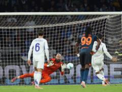 Como misses Napoli in the Serie A match